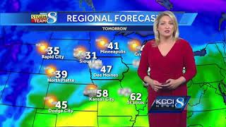 Videocast: Chance for light rain overnight