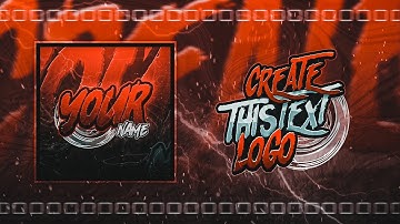 Create This Rushty Gaming Text Logo On Android | Make Gaming Logo On PSCC | Gaming Logo By Nitzex