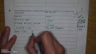 Geometry Proofs with Segments