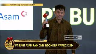 PT Bukit Asam TBK Raih Penghargaan CNN Indonesia Awards 2024