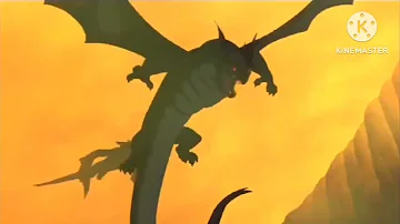 quest for Camelot (1998) dragon attack 🐉