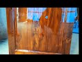 ASIAN PU MIXING & APPLY IN TEAKWOOD DOOR