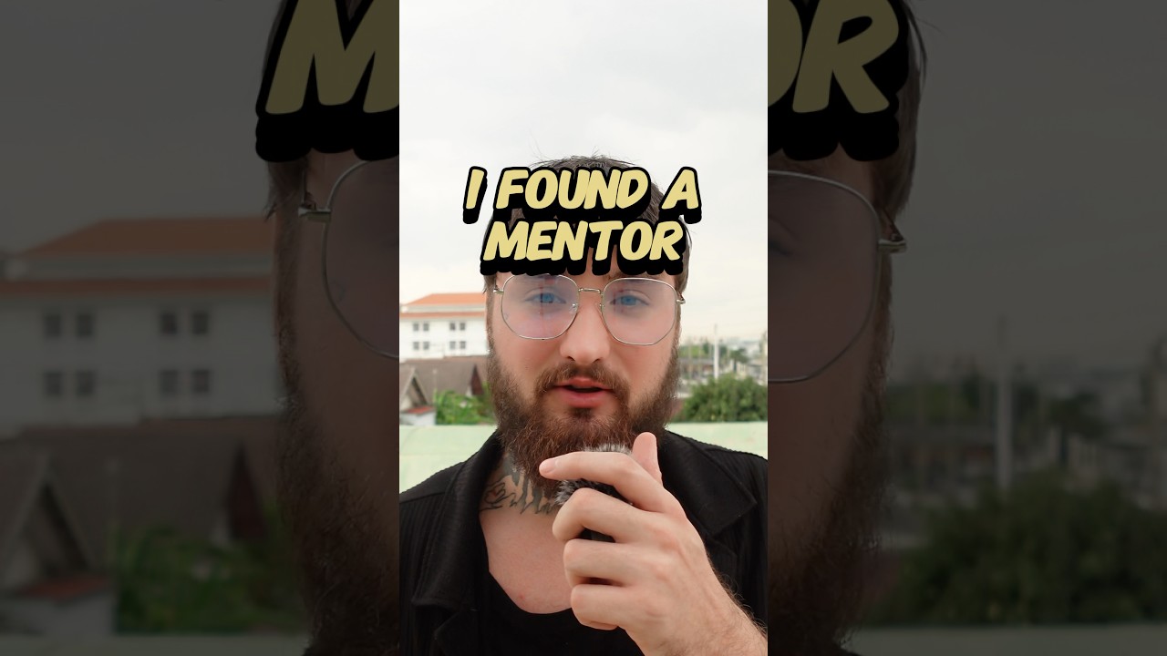 First mentor: social media guru with 50M TikTok views sharing tips for digital nomads. #DigitalNomad