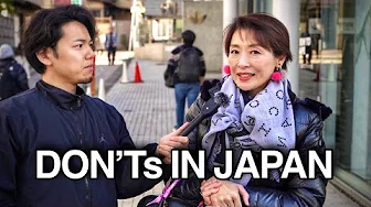 “Tourists, please don’t do this here”from Japanese locals