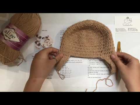 Video Móc mũ cún cho bé 1-2 tuổi (P.2) | Len Lẻn Lèn Len - youtube