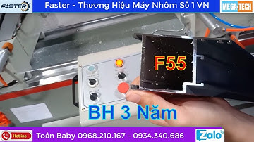 Máy cắt nhôm 2 đầu f55 - máy cắt nhôm 05s cải tiến cao cấp nhất 2020 - 0934340686