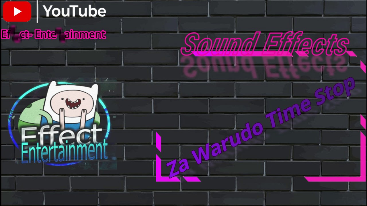 Za Warudo Time Stop Sound Effect [HD] YouTube