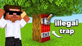 I Crafted Illegal Traps for my Youtuber Friends in this Minecraft Smp!