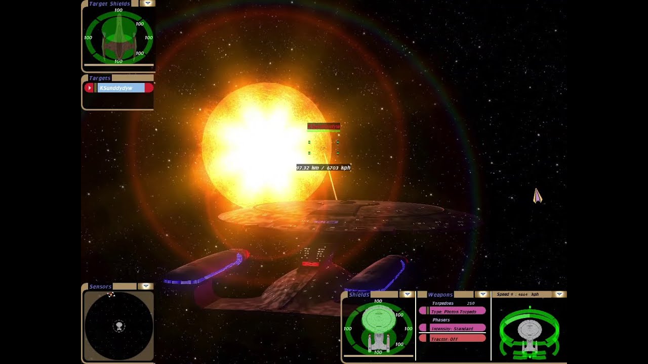 Facing the Kessok Light Cruiser | Quincentennial | Star Trek Bridge Commander