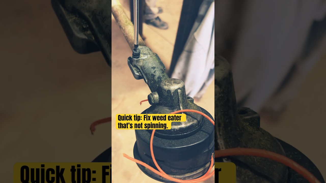 Fix 90% of trimmer weed eaters that won’t spin 