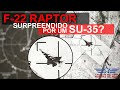 Um caça americano F-22 foi surpreendido por um SU-35 em uma interceptação na Síria?