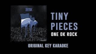 Tiny Pieces - ONE OK ROCK | Detox | カラオケ | Karaoke Instrumental with Lyrics