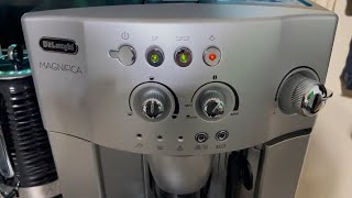DeLonghi Coffee Machine Error Flashing - YouTube