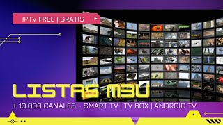 LISTAS M3U para VER TODO gratis y legal ⚽📺📡IPTV Más listas M3U para SMART TV screenshot 3
