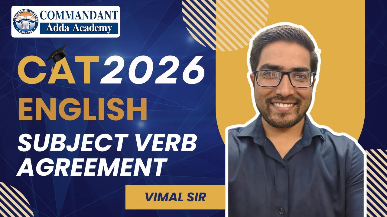Subject Verb Agreement | CAT VARC Rules Trick 