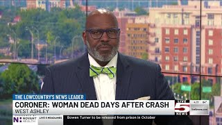 VIDEO: Elderly woman dies days after West Ashley crash, coroner says