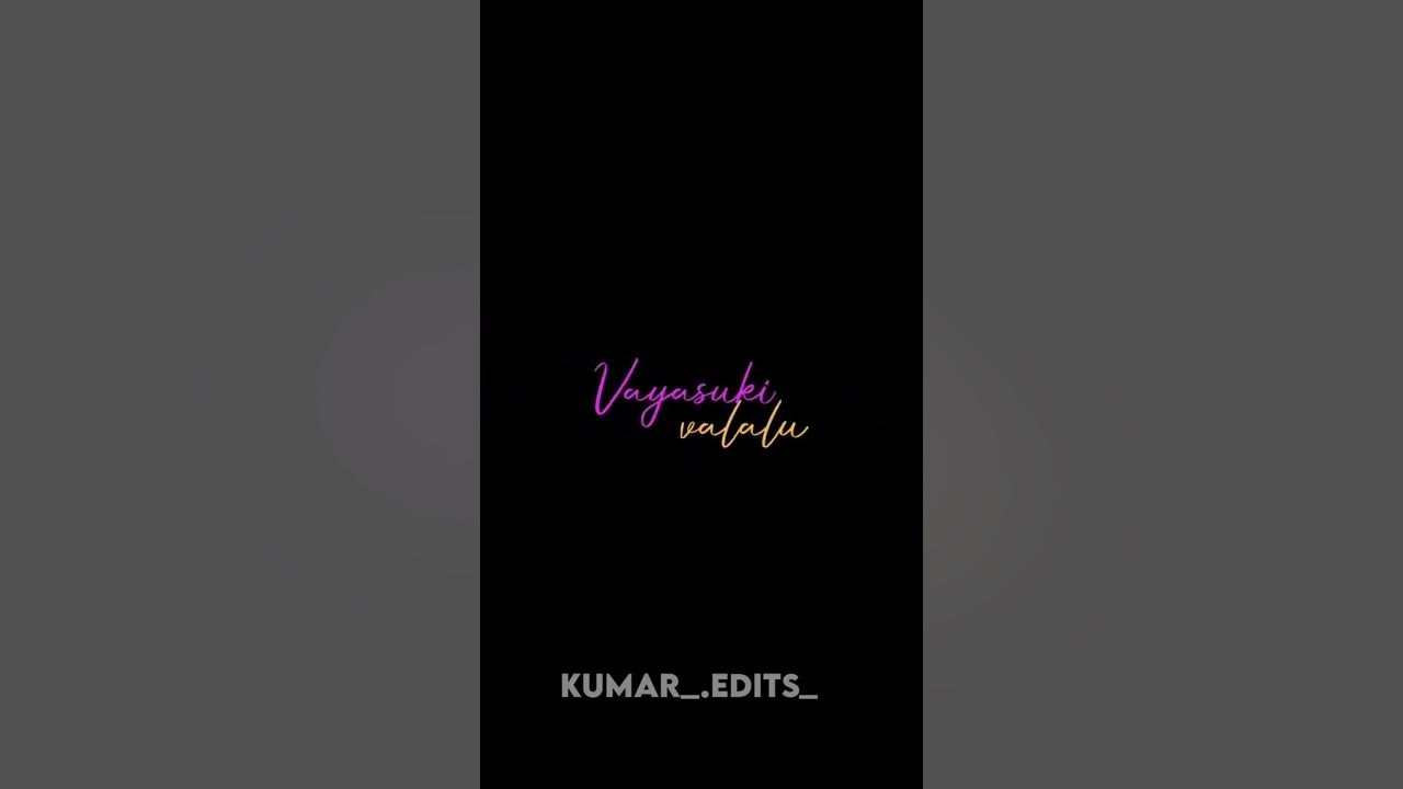 Seethakalam sooryudilaga||Whatsapp status||kumar_.edits_