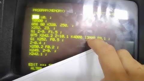 Cách viết chu trình tiện rãnh G75 (one line) trên máy tiện CNC fanuc 10T