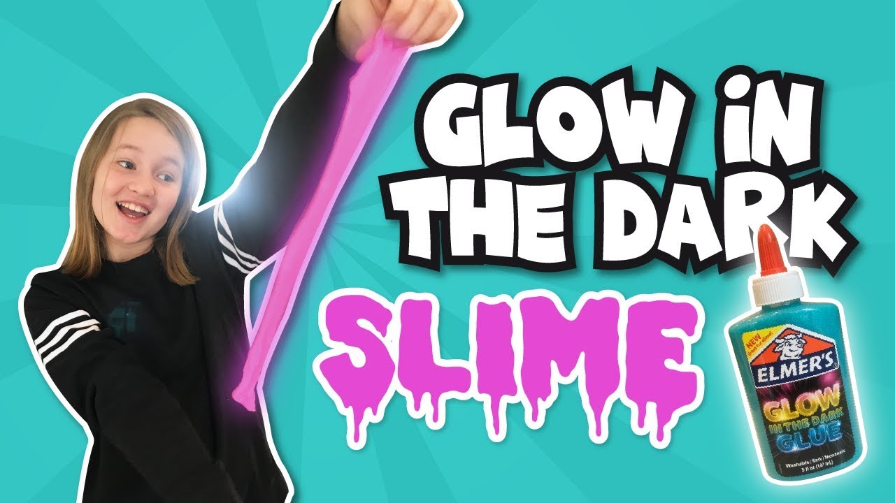 Glow in the Dark Slime with three ingredients!