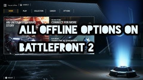 Battlefront 2 all offline modes