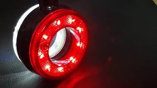 Ayna Altı Küpe Lamba 12 - 24 Volt Kırmızı Beyaz