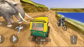 off-road tourist tuk tuk - auto rickshaw driving games || Android gameplay - universal games screenshot 2