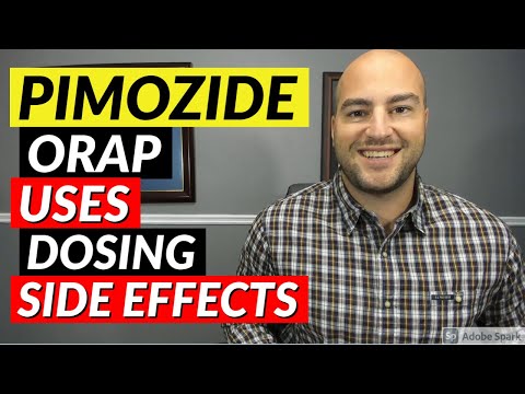 Pimozide (Orap) - फार्मासिस्ट की समीक्षा - उपयोग, खुराक, दुष्प्रभाव
