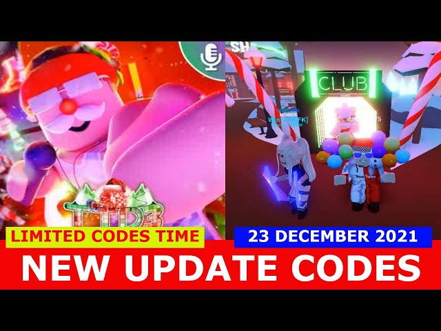 NEW UPDATE CODES [SUBWAY, +7 EMOTES] TTD 3 ROBLOX, LIMITED CODES TIME