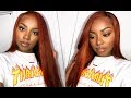 Cinnamon Copper Hair | Afsisterwig.com Preplucked Lace Front Wig