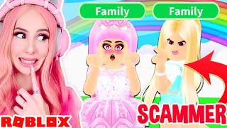 I Accidentally Joined A SCAMMER'S FAMILY In Adopt Me... Roblox