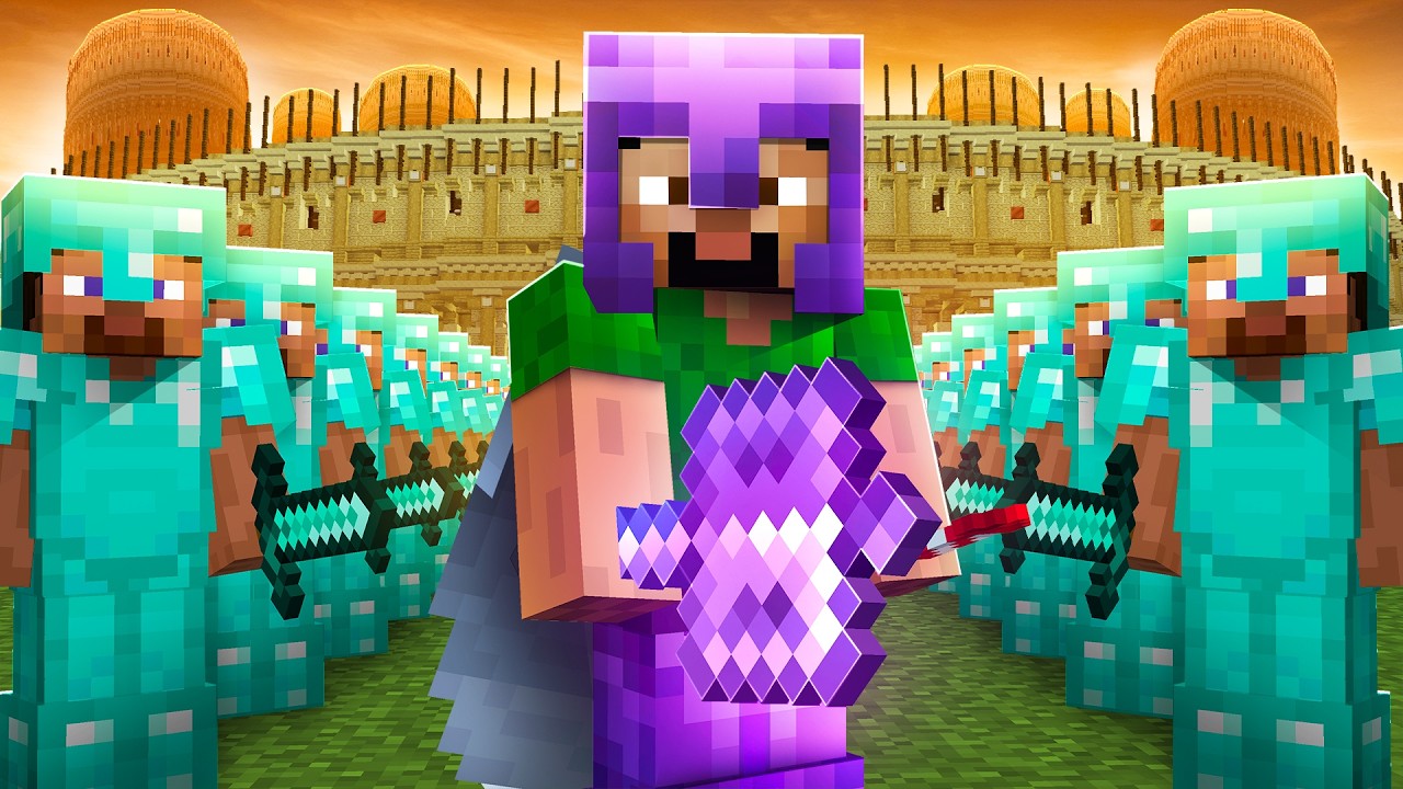 Elytra Mace VS School SMP