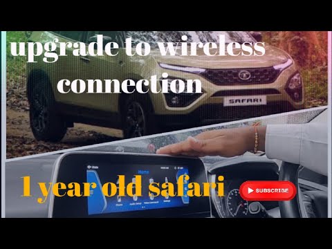 tata safari android auto wireless