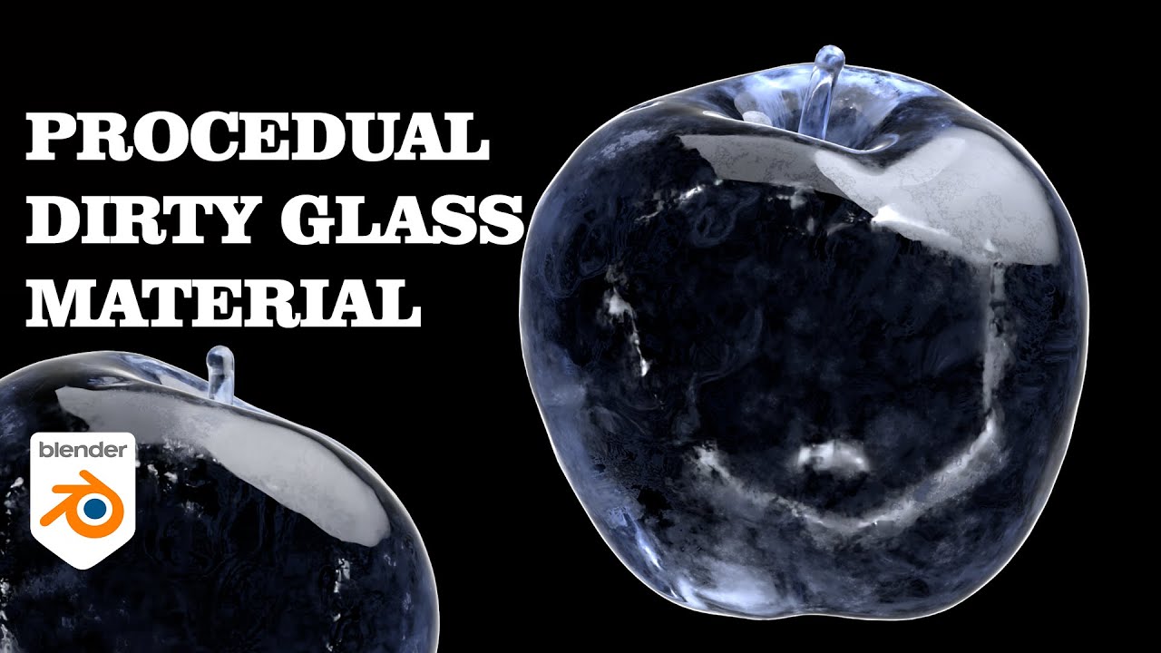 Create DIRTY GLASS TEXTURE In Blender | Tutorial - YouTube