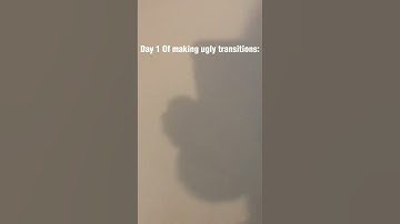 Day 1 of making ugly transitions #shorts #transition