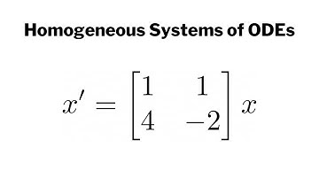 General Solution to a Homogeneous System