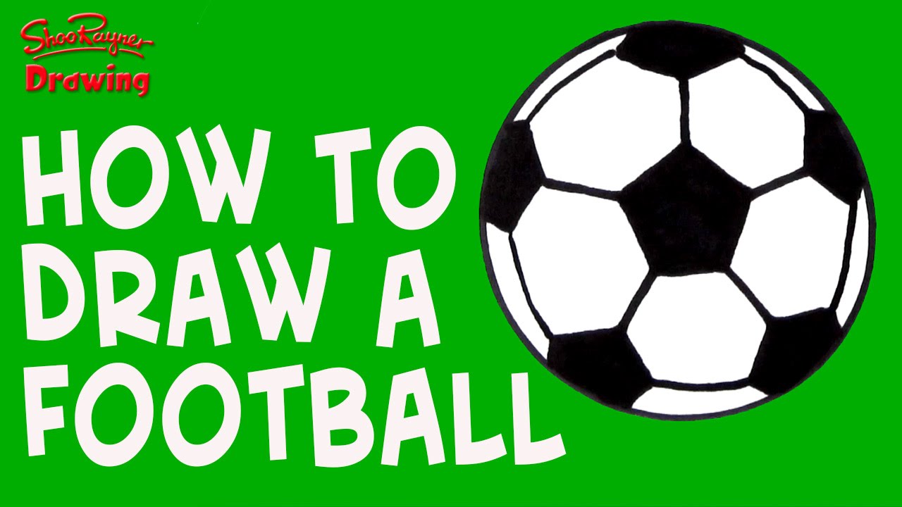 How To Draw A Soccer Ball Easy Drawing For Kids And Beginners Youtube