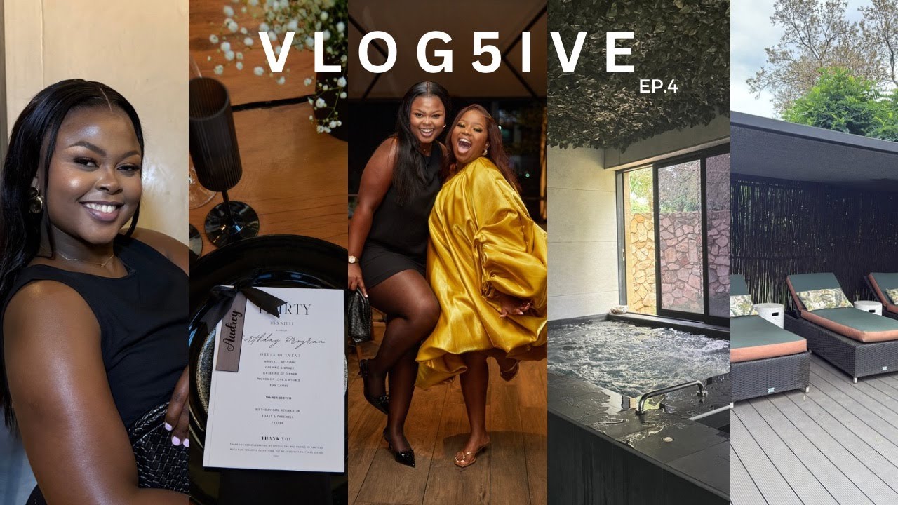 Vlog5ive, выпуск 4 | Ужин в честь 30-летия миссис Н. 🎉 + День спа и свидание за обедом 💆🏽‍♀️🍽️