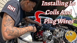 HOW TO INSTALL LS COIL AND PLUG WIRES  ON A GBODY