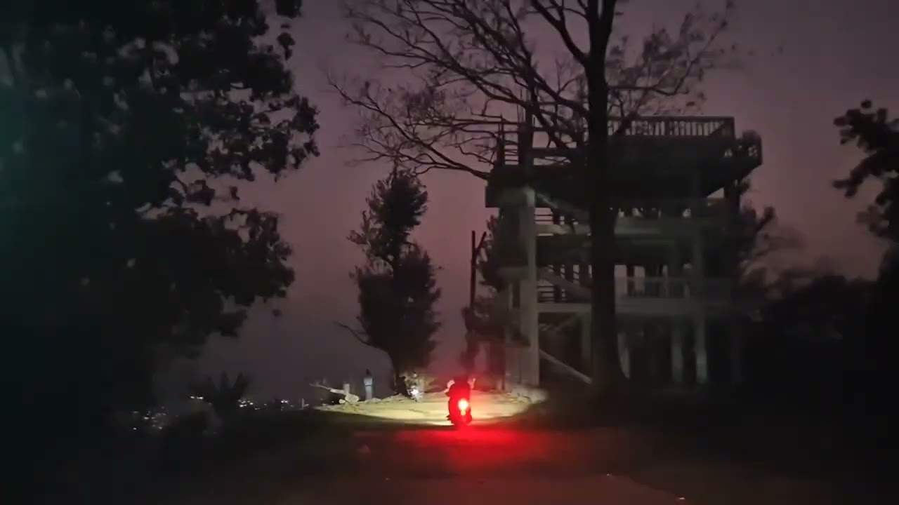 VISITING BAMIN HADING TO SEE A NIGHT VIEW......