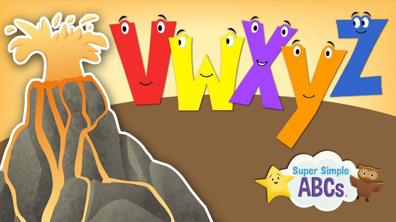 The Sounds Of The Alphabet V W X Y Z Super Simple Abcs Youtube