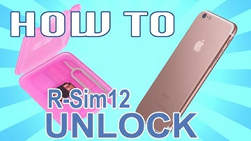 How to Set up R-Sim 12 iPhone 8 Current Working Unlock oct 18 2018
