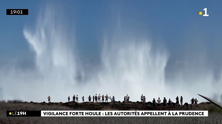 Face à la menace de la forte houle et du vent, les autorités appellent à la plus grande prudence