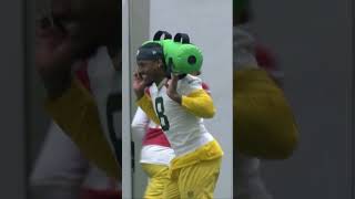 Packers RB Josh Jacobs attends OTAs Tuesday