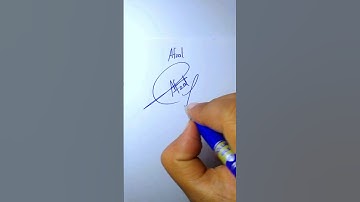 Afzal name Signature.  #intags #tagname #calligraphy_art #signature