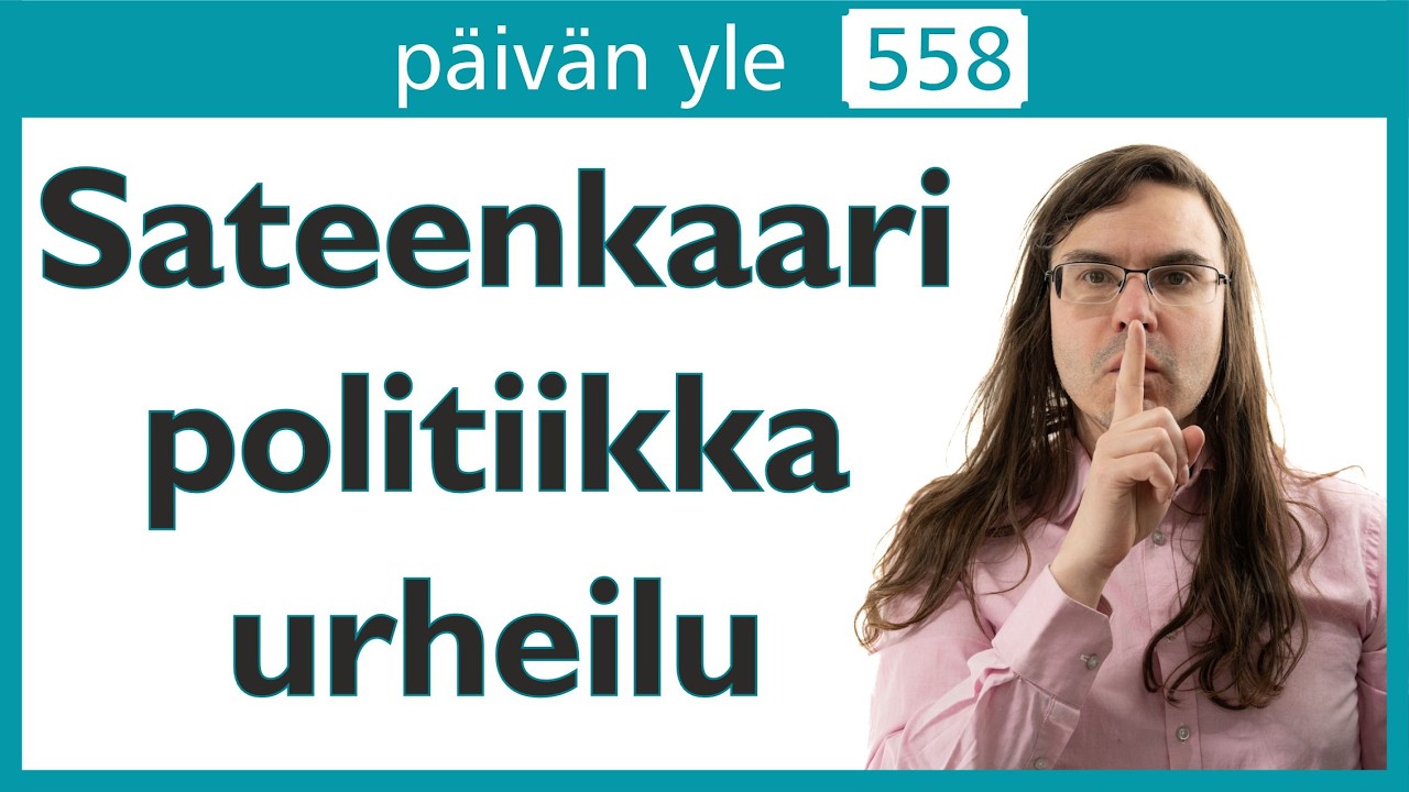 Urheilu, politiikka ja sateenkaari | Päivän yle 558