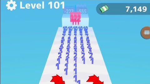 Number Master Run and Merge Level 101 to level 110 #numbermastergameplay