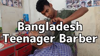 Teenager Barber in Bangladesh