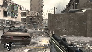 (COD4) M40A3 Gameplay -So Many Hitmarkers