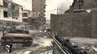 (COD4) M40A3 Gameplay -So Many Hitmarkers