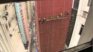 Hong Kong's bamboo scaffolding échafaudage